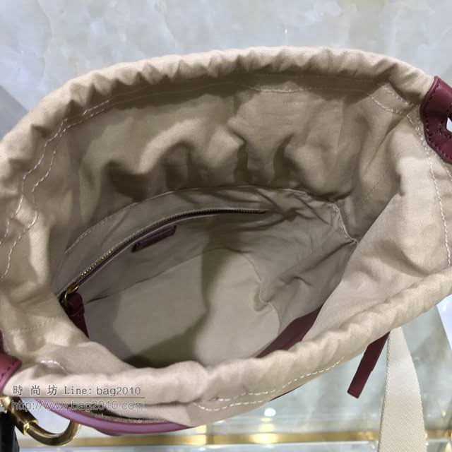 Chloe女包 克洛伊經典Roy抽繩圓環大號水桶包 Chole手提肩背斜挎包  jjh1317